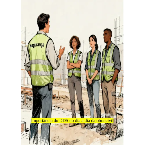 Ebook: Importância do DDS no Dia a Dia da Obra Civil - Guia Prático para Gestores e Técnicos de Segurança Ebook: Importância do DDS no Dia a Dia da Obra Civil - Guia Prático para Gestores e Técnicos de Segurança